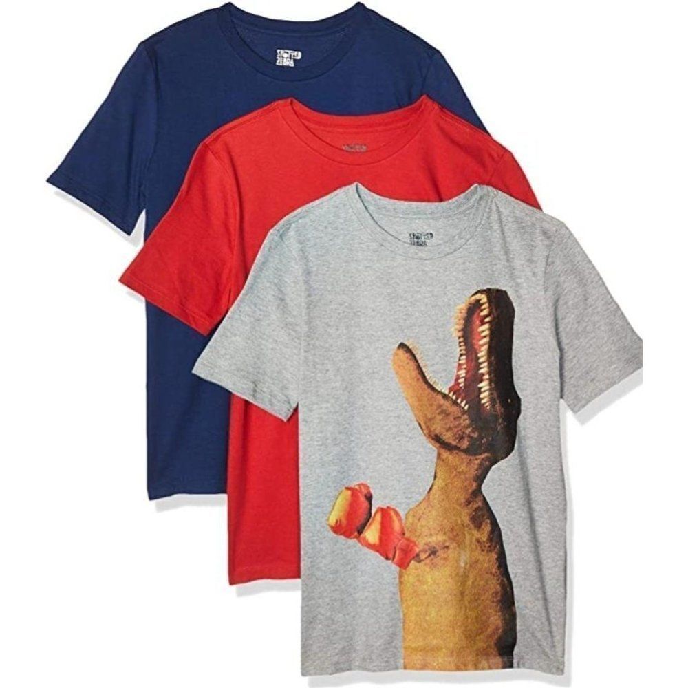 Spotted Zebra Boys' Short-Sleeve T-Shirts Small